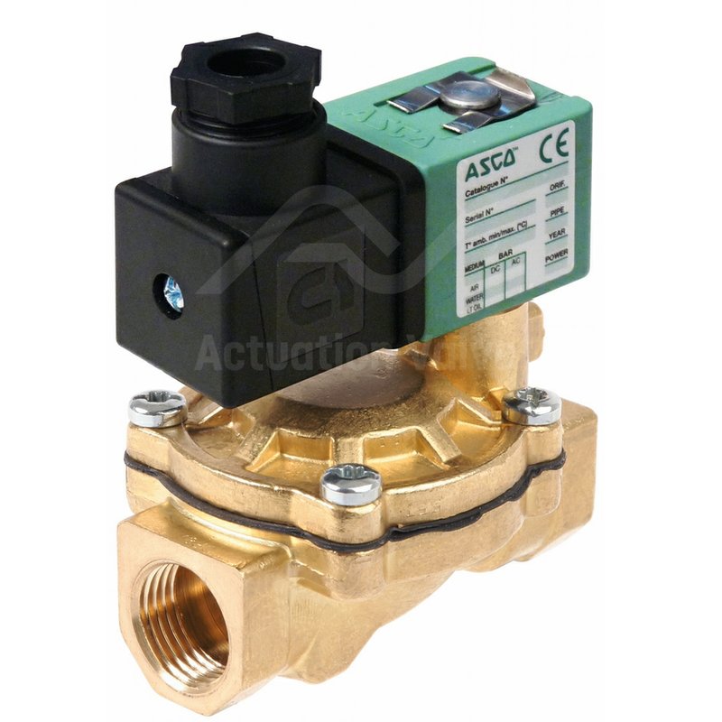 3/4" Asco Solenoid Valves SCG238A049 Brass BSPP 2/2 Normally Closed